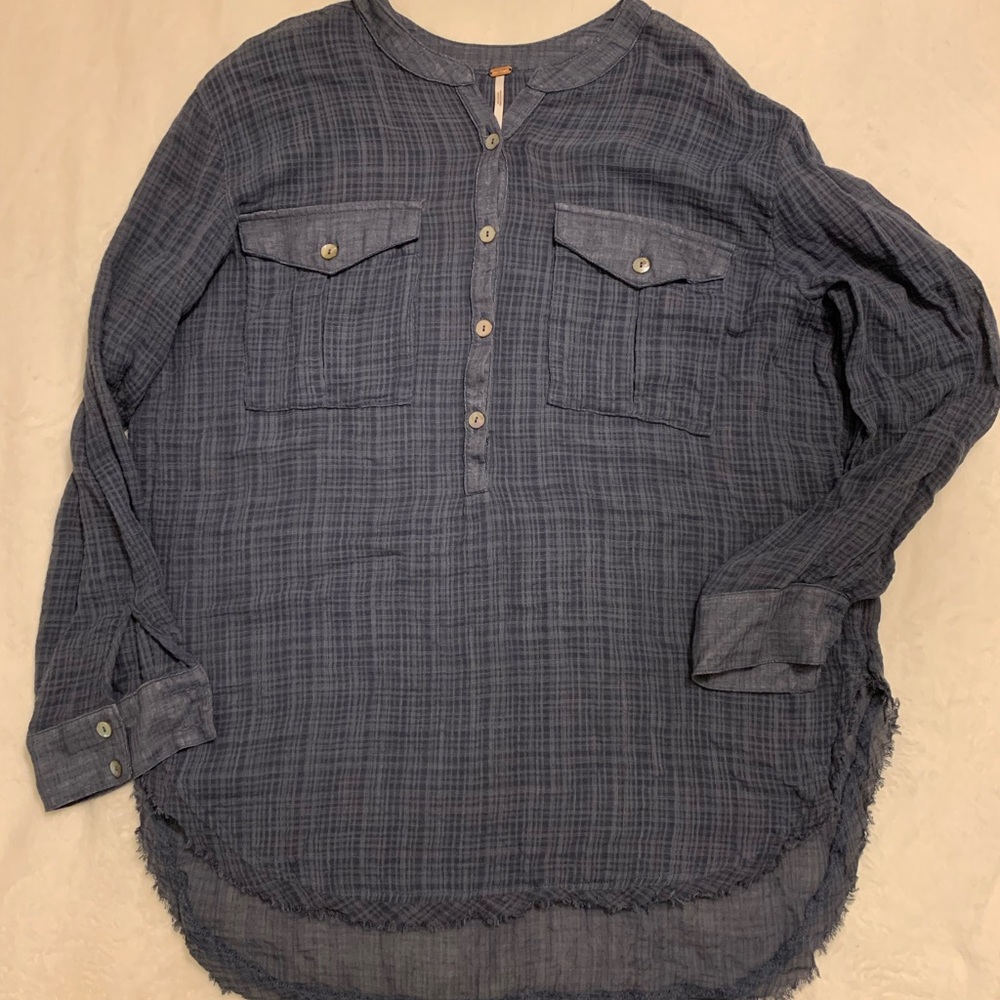 Sheer Free People Tunic